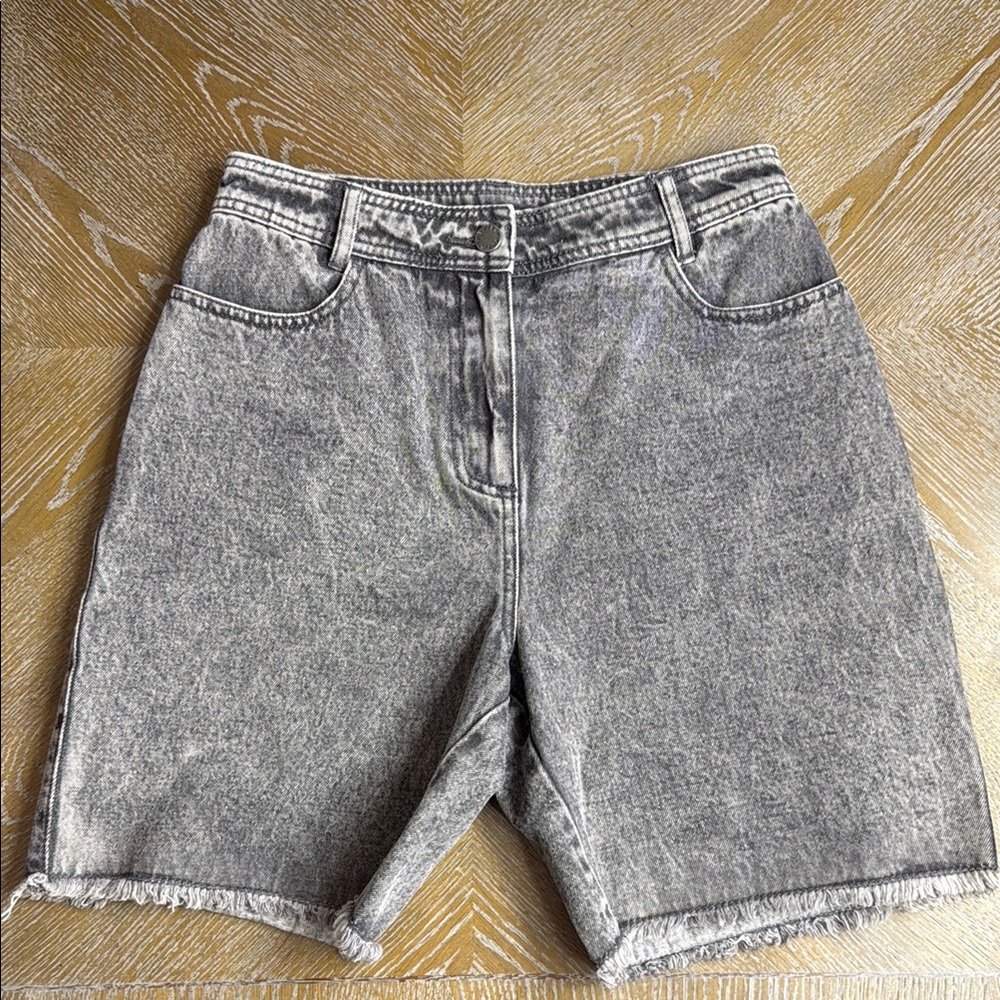 THE FIFTH LABEL Charcoal Scaffold Denim Short 4